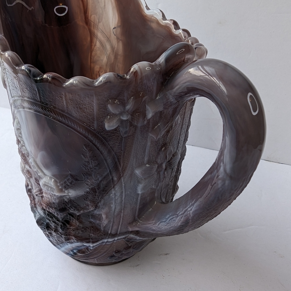 Amethyst slag Imperial milk pitcher Excellent condition - Picture 5 of 9